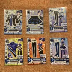 アイカツカード初期　第1段　ノーマル 【排出版】　霧矢あおい 6枚