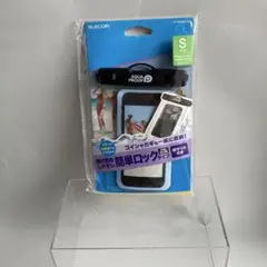 ELECOM スマートフォン用防水ケース Sサイズ 簡単ロックタイプ　ブラック