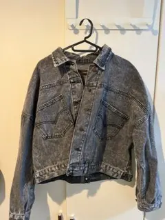 グレー デニムジャケット