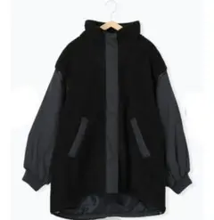 袖2wayボアブルゾン　ジャンパー　サマンサモスモスブルー　SM2