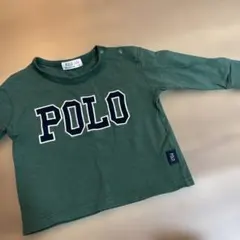 POLO グリーン 長袖Tシャツ 80サイズ　ロンt