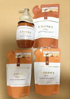 ＆honey MilkyプレシャスEXリペア シャンプートリートメント4点セットのサムネイル