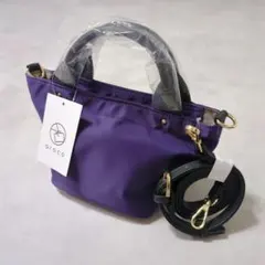 新品　本革×高密度ナイロン　ミニトートバッグ　2way ショルダーバッグのサムネイル