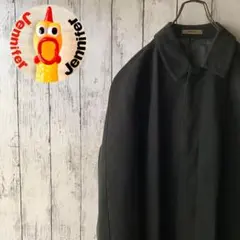 【ヴィンテージ】古着 メンズ 90s アウター ステンカラー コート 黒 L