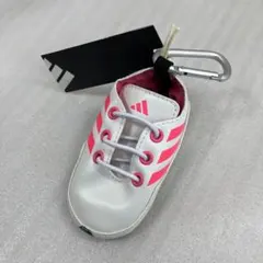 未使用　アディダス　adidas コードカオス　ボールケース　ホワイト×ピンクのサムネイル