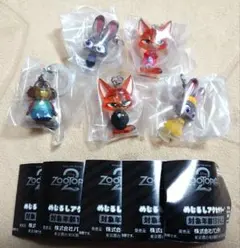ズートピア2 めじるしアクセサリー 全5種 コンプリート　セット