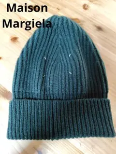 Maison Margiela メゾンマルジェラ ニット帽 ニービー ネイビーM