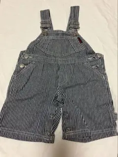 ヒッコリー オーバーオール ロンパース