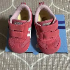 asics キッズ スニーカー ピンク　13.5