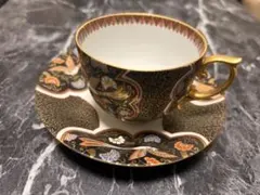 九谷焼 カップ＆ソーサー 1客 和柄 金彩