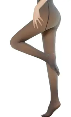 透け感タイツ【裏起毛/保温強化/美尻美脚効果】 ストッキング風 着圧タイツ