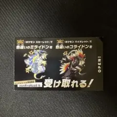 ポケモン　色違いミライドン　色違いのコライドン