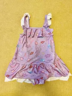 女の子120サイズ　紫の水着