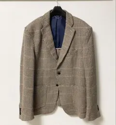ZARA テーラードジャケット グレンチェック柄 EUR48のサムネイル