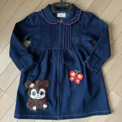 デニムワンピース 110cm 長袖