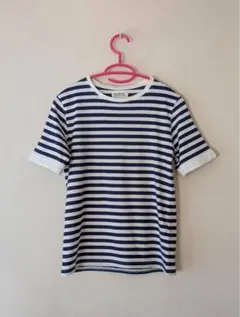 BEAMS BOY/ボーダー バインダー ショートスリーブ Tシャツ/NVのサムネイル
