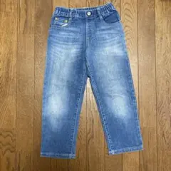 F.O.KIDS デニムストレートパンツ　120cm 美品