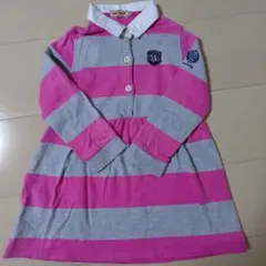 ミキハウス ストライプ ワンピース 　100