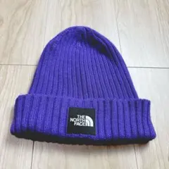 《試着のみ未使用品》 THE NORTH FACE 紫 ニット帽 パープル