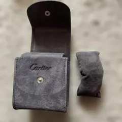 Cartier 時計用 トラベルケース スエード調 グレーのサムネイル