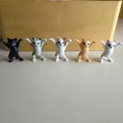 猫のフィギュア 5体セット