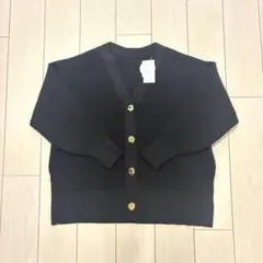 新品未使用　デコボタンＢＩＧＶカーディガン　ローリーズファーム　ブラック　Ｆ