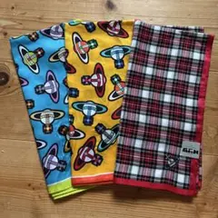 保管品！Vivienne Westwood ハンカチ3点セット ヴィヴィアン
