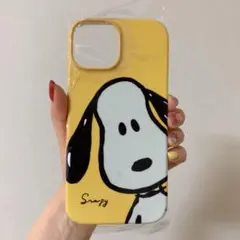 iPhone 15 ハードケース スヌーピー