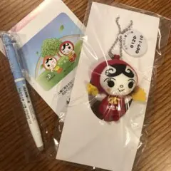 人KEN あゆみちゃん　ぬいぐるみキーホルダー 赤
