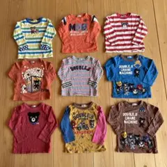 ミキハウス ダブルビー ロンT まとめ売り 100