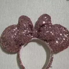 ディズニーカチューシャ　ミニーキラキラ