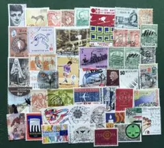 A1930 外国切手色々　使用済