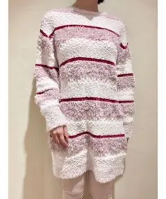 ジェラートMIXボーダードレス ルームウェア ワンピース