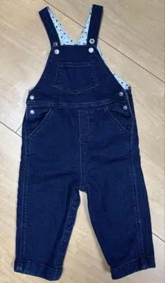 PETIT BATEAU デニムオーバーオール 12m／74㎝