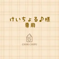 けいちょる♪様専用ページ