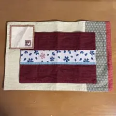 和風 ランチョンマット コースター テーブルウェア 麻の葉 桜