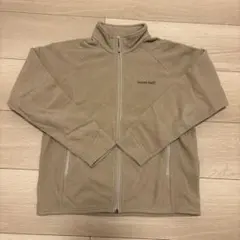 mont-bell キッズ フリースジャケット 140 ベージュ