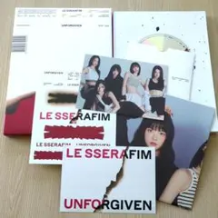LE SSERAFIM UNFORGIVEN アルバム CD 公式 トレカなし