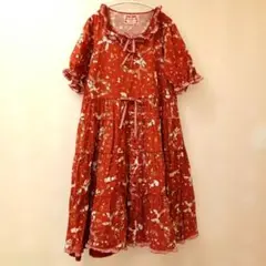 ピンクハウス　青木美沙子コラボ　ハートベリーラビットワンピースのサムネイル