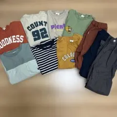 子供服 まとめ売り 150cm ロンＴ 長袖 ズボン デビロック