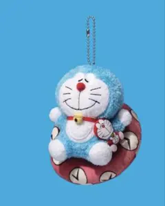 ドラえもん ぬいぐるみ キーチェーン付き 新品未開封 ドラえもん【香港限定】ニット帽 ぬいぐるみキーチェーン