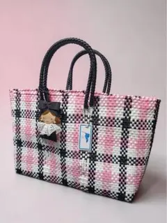 ファミリア メルカドバッグ familiar ファミリアチェック レトラ