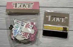 嵐　LOVE ステッカー　キーホルダー