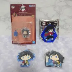 鬼滅の刃　冨岡義勇　ちょこのっこチャーム　ラバーキーホルダー　ラバースタンド