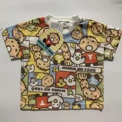 新品　未使用　レア　みんなのたあ坊　総柄　半袖　Tシャツ　80 カラフル　可愛い