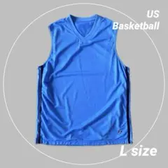 《BasketBall》US リバーシブル タンクトップ　バスケットボール　L