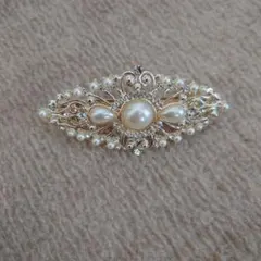 レディース ヘアアクセサリー バレッタ 結婚式 披露宴 お祝い ドレスアップ