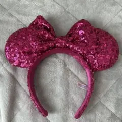 ディズニー ミニーマウス風カチューシャ