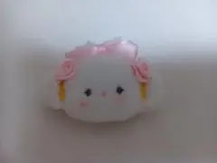 サンリオ　ホワイトフリル　シークレットヘアクリップ　こぎみゅん