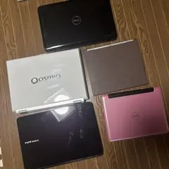 【ジャンク】ノートpc ノートパソコン 起動不可 部品取り 修理用 現状品 5点